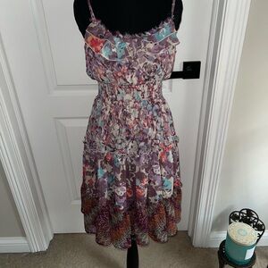 American Rag Purple Tiered Midi Sundress